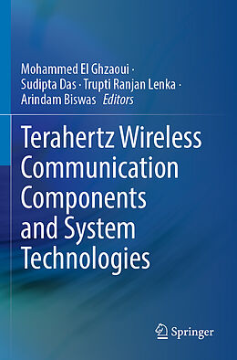 Couverture cartonnée Terahertz Wireless Communication Components and System Technologies de 