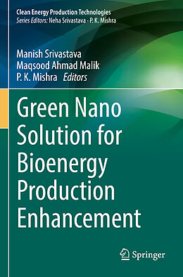 Couverture cartonnée Green Nano Solution for Bioenergy Production Enhancement de 