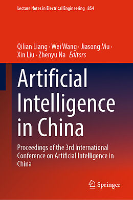 Livre Relié Artificial Intelligence in China de 