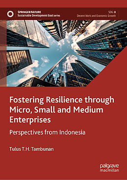 Fester Einband Fostering Resilience through Micro, Small and Medium Enterprises von Tulus T. H. Tambunan