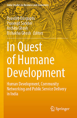 Couverture cartonnée In Quest of Humane Development de 