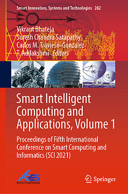 Livre Relié Smart Intelligent Computing and Applications, Volume 1 de 