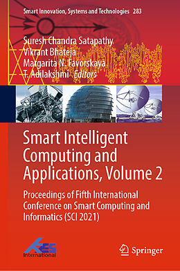 Livre Relié Smart Intelligent Computing and Applications, Volume 2 de 