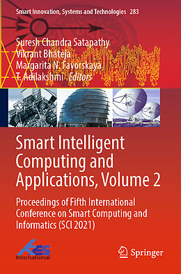 Couverture cartonnée Smart Intelligent Computing and Applications, Volume 2 de 