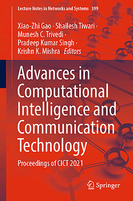 Couverture cartonnée Advances in Computational Intelligence and Communication Technology de 