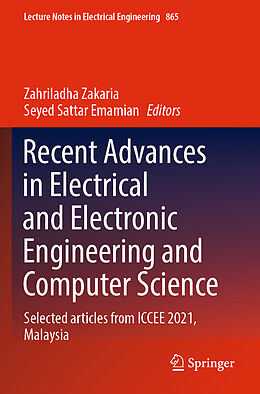 Couverture cartonnée Recent Advances in Electrical and Electronic Engineering and Computer Science de 