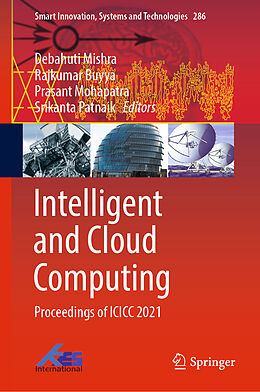 Livre Relié Intelligent and Cloud Computing de 