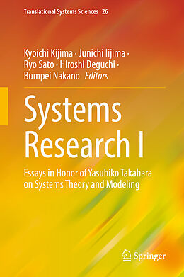 Livre Relié Systems Research I de 