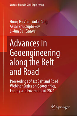 Livre Relié Advances in Geoengineering along the Belt and Road de 