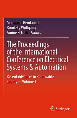 Couverture cartonnée The Proceedings of the International Conference on Electrical Systems & Automation de 