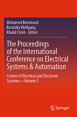 Couverture cartonnée The Proceedings of the International Conference on Electrical Systems & Automation de 