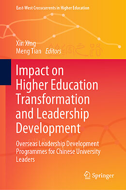 Fester Einband Impact on Higher Education Transformation and Leadership Development von 