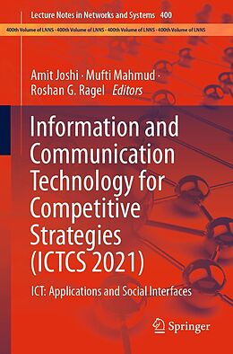 eBook (pdf) Information and Communication Technology for Competitive Strategies (ICTCS 2021) de 