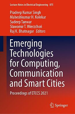 eBook (pdf) Emerging Technologies for Computing, Communication and Smart Cities de 