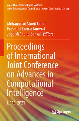 Couverture cartonnée Proceedings of International Joint Conference on Advances in Computational Intelligence de 