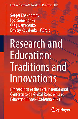 Couverture cartonnée Research and Education: Traditions and Innovations de 