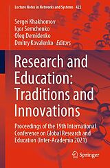 eBook (pdf) Research and Education: Traditions and Innovations de 