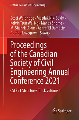 Livre Relié Proceedings of the Canadian Society of Civil Engineering Annual Conference 2021 de 