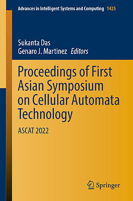 Couverture cartonnée Proceedings of First Asian Symposium on Cellular Automata Technology de 