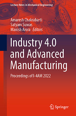 Couverture cartonnée Industry 4.0 and Advanced Manufacturing de 