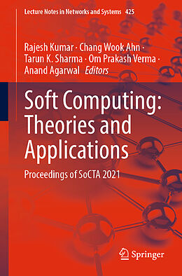 Couverture cartonnée Soft Computing: Theories and Applications de 