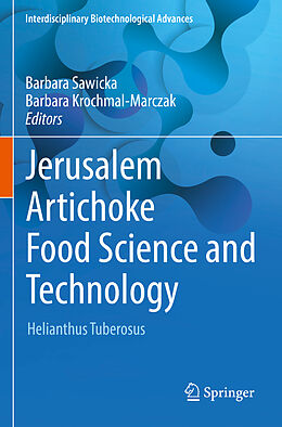 Kartonierter Einband Jerusalem Artichoke Food Science and Technology von 