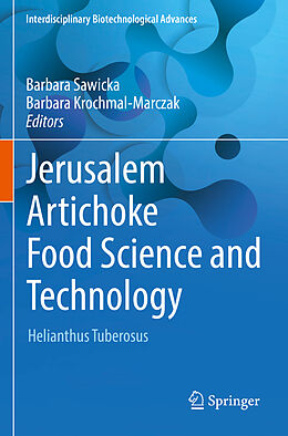 Couverture cartonnée Jerusalem Artichoke Food Science and Technology de 