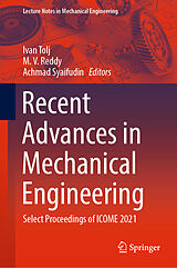 E-Book (pdf) Recent Advances in Mechanical Engineering von 
