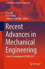 eBook (pdf) Recent Advances in Mechanical Engineering de 