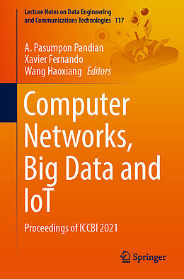 Couverture cartonnée Computer Networks, Big Data and IoT de 