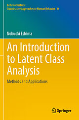 Couverture cartonnée An Introduction to Latent Class Analysis de Nobuoki Eshima