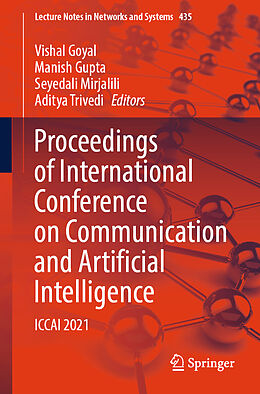 Couverture cartonnée Proceedings of International Conference on Communication and Artificial Intelligence de 