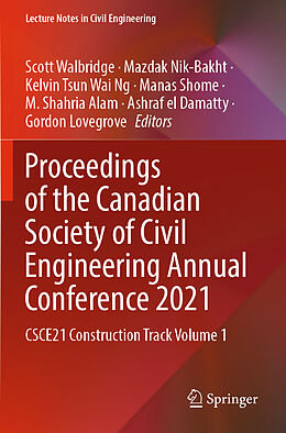 Couverture cartonnée Proceedings of the Canadian Society of Civil Engineering Annual Conference 2021 de 