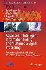 eBook (pdf) Advances in Intelligent Information Hiding and Multimedia Signal Processing de 