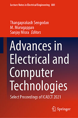 Fester Einband Advances in Electrical and Computer Technologies von 