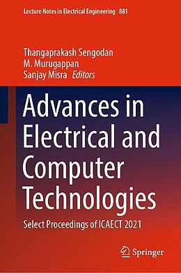 E-Book (pdf) Advances in Electrical and Computer Technologies von 