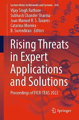 eBook (pdf) Rising Threats in Expert Applications and Solutions de 