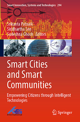 Couverture cartonnée Smart Cities and Smart Communities de 