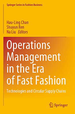 Couverture cartonnée Operations Management in the Era of Fast Fashion de 