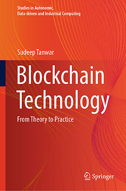 Livre Relié Blockchain Technology de Sudeep Tanwar