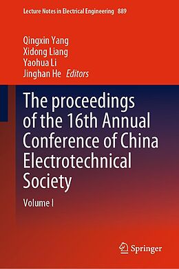 eBook (pdf) The proceedings of the 16th Annual Conference of China Electrotechnical Society de 