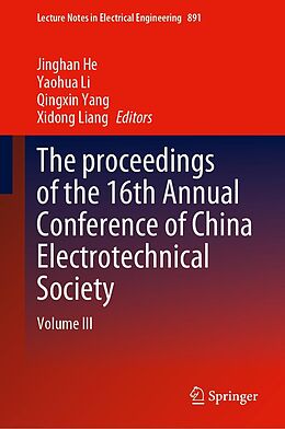 eBook (pdf) The proceedings of the 16th Annual Conference of China Electrotechnical Society de 