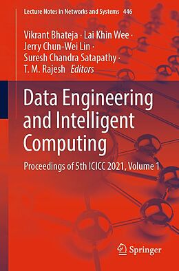 eBook (pdf) Data Engineering and Intelligent Computing de 