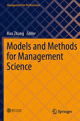 Couverture cartonnée Models and Methods for Management Science de 