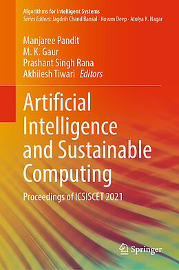 Livre Relié Artificial Intelligence and Sustainable Computing de 