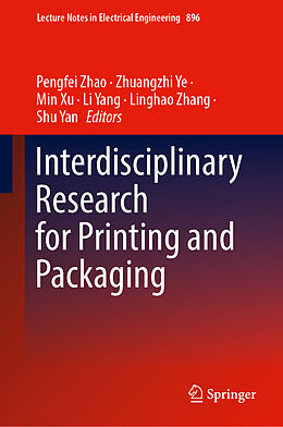 Livre Relié Interdisciplinary Research for Printing and Packaging de 