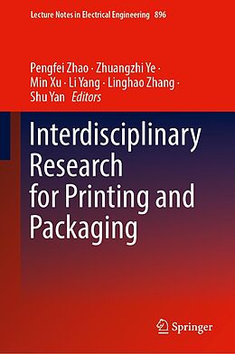 eBook (pdf) Interdisciplinary Research for Printing and Packaging de 