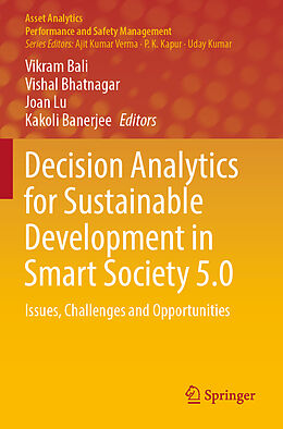 Couverture cartonnée Decision Analytics for Sustainable Development in Smart Society 5.0 de 