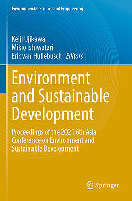 Couverture cartonnée Environment and Sustainable Development de 