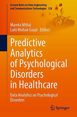 eBook (pdf) Predictive Analytics of Psychological Disorders in Healthcare de 